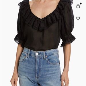 Doen Samara Ruffled-Trim Top